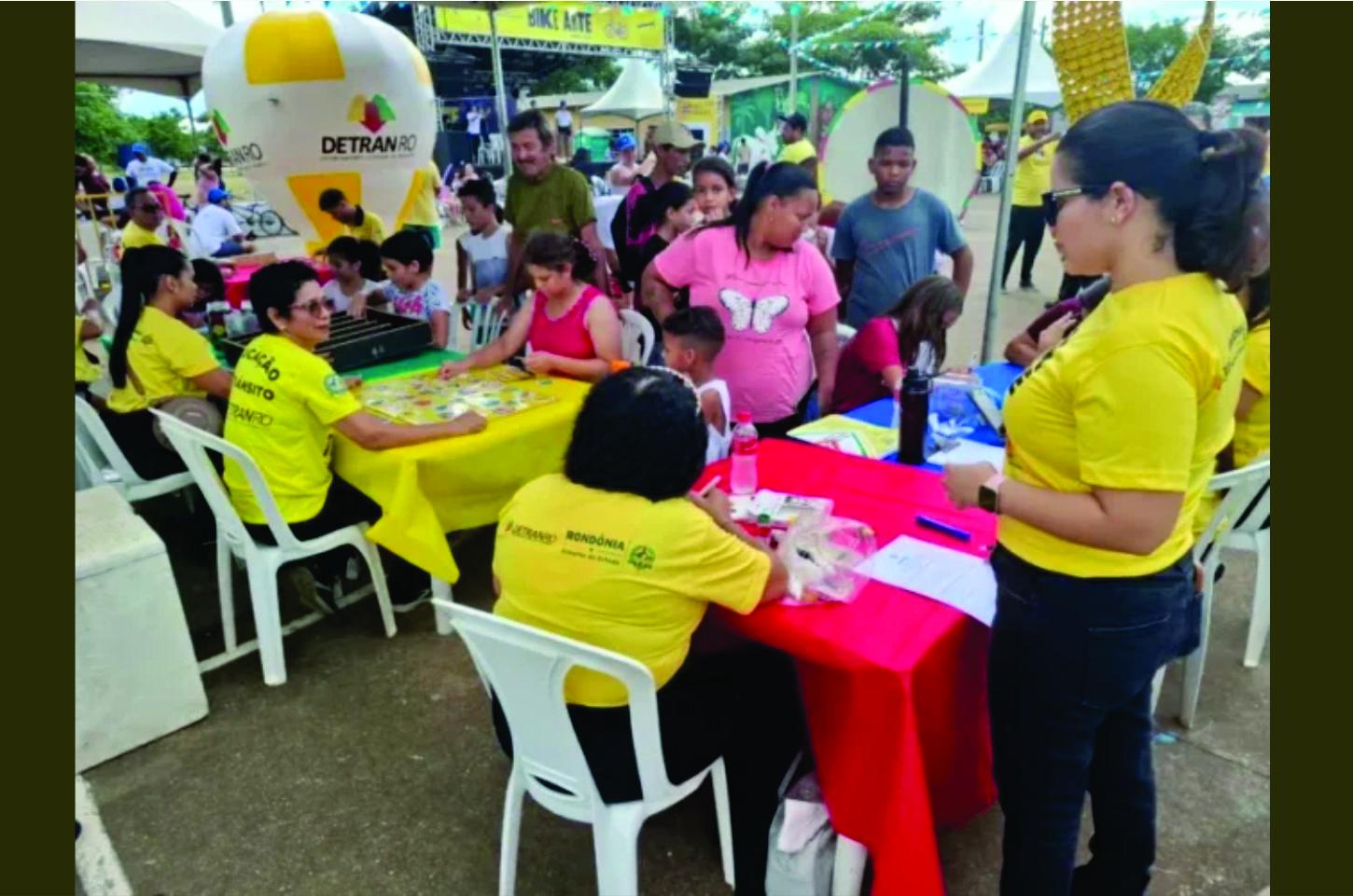 Porto Velho Educação no trânsito marca participação do Governo de RO no Bike Arte