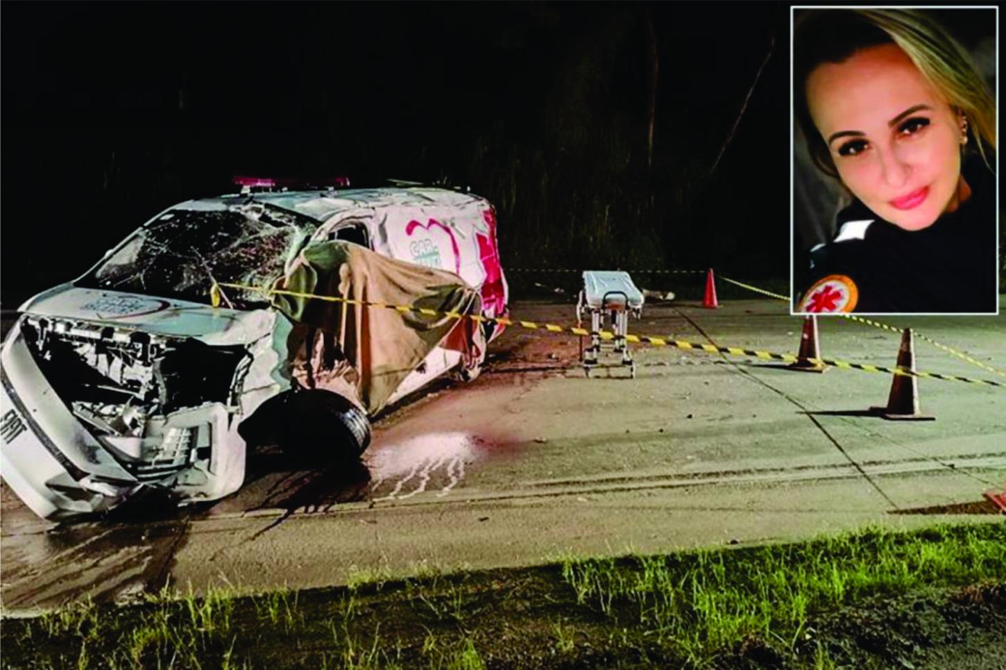 Tragédia na BR-364: acidente mata técnica de enfermagem e motorista de ambulância na Serra de São Vicente